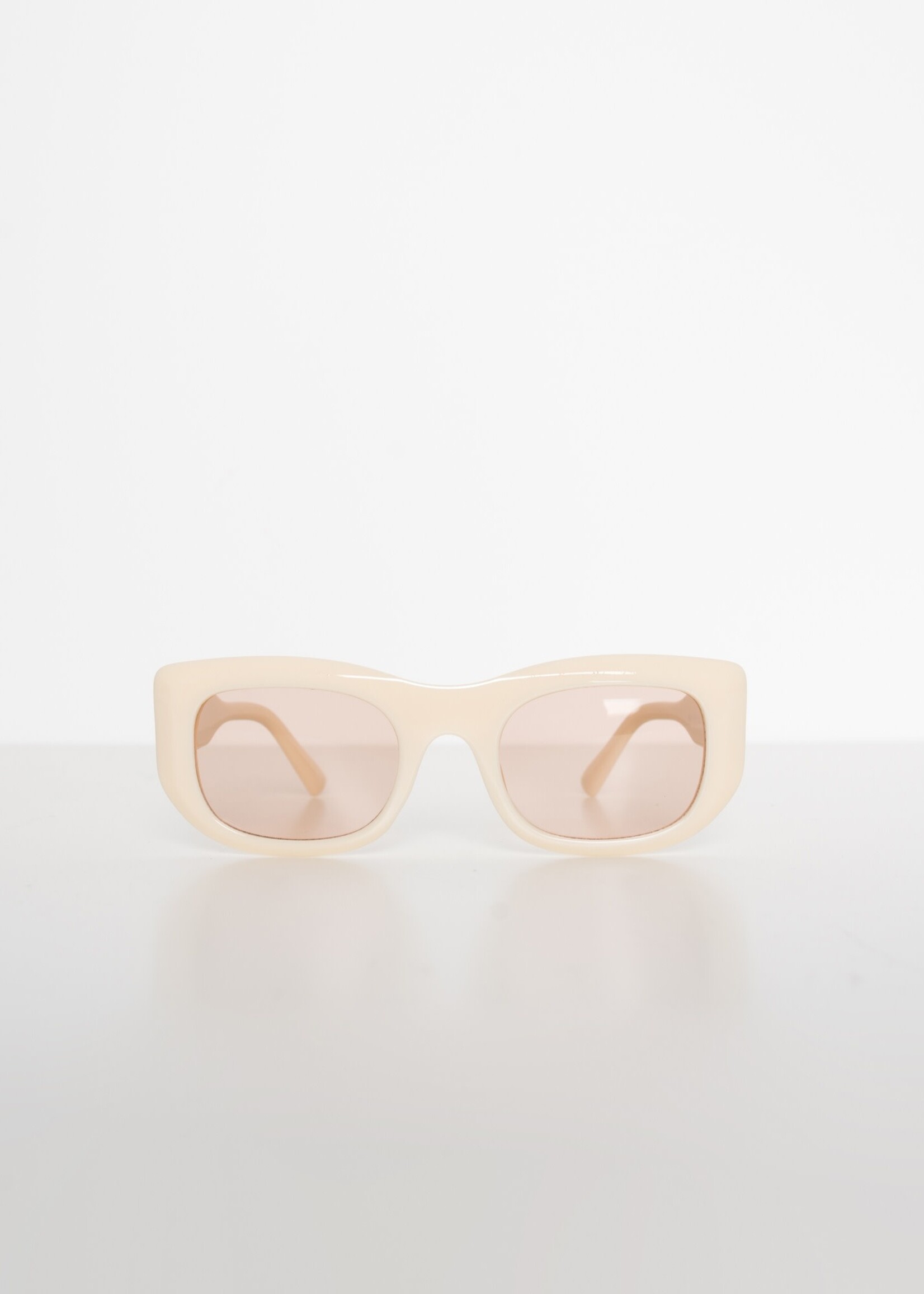 Lunettes de soleil beige