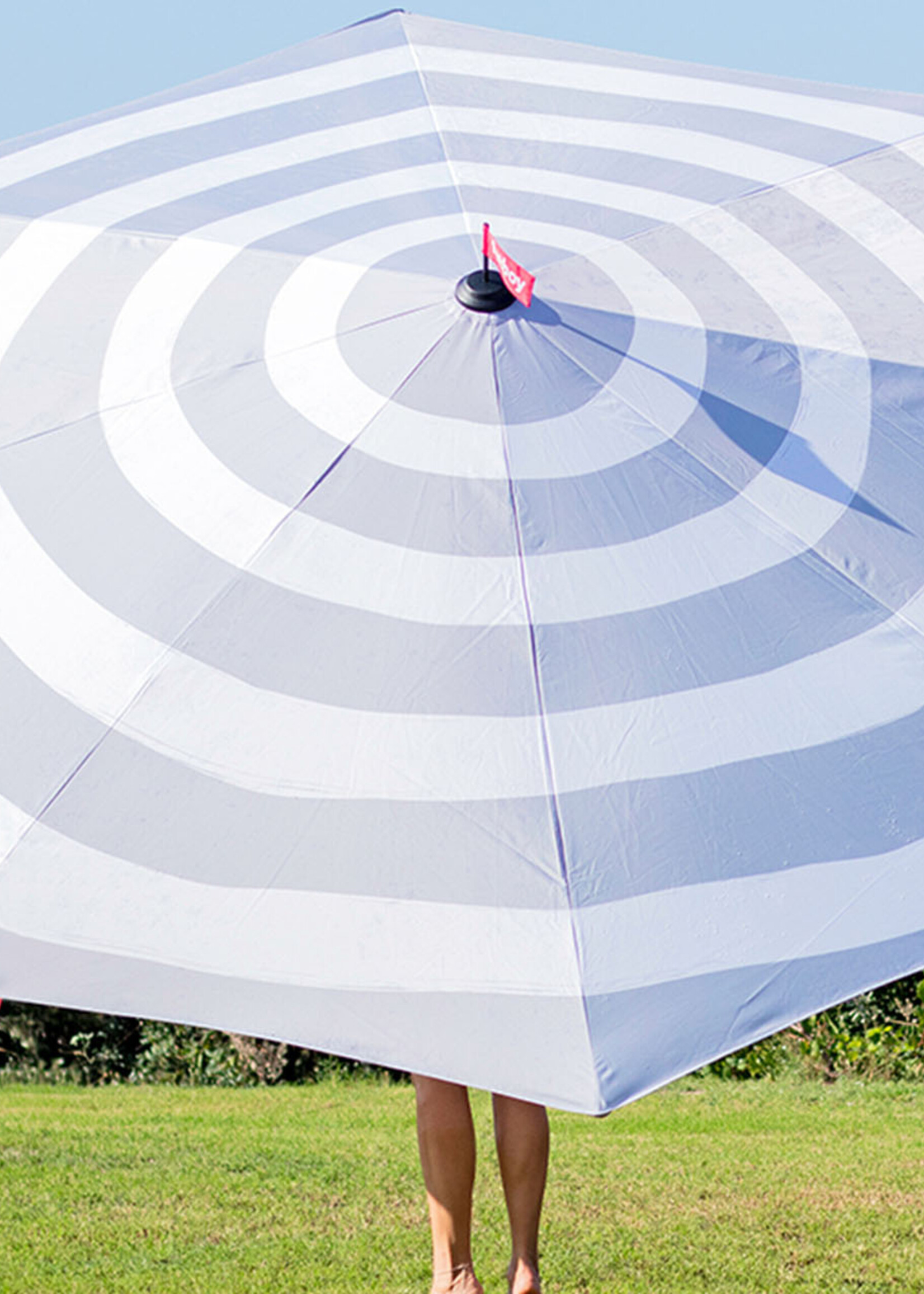 Fatboy Fatboy® stripesol parasol Light grey + base black