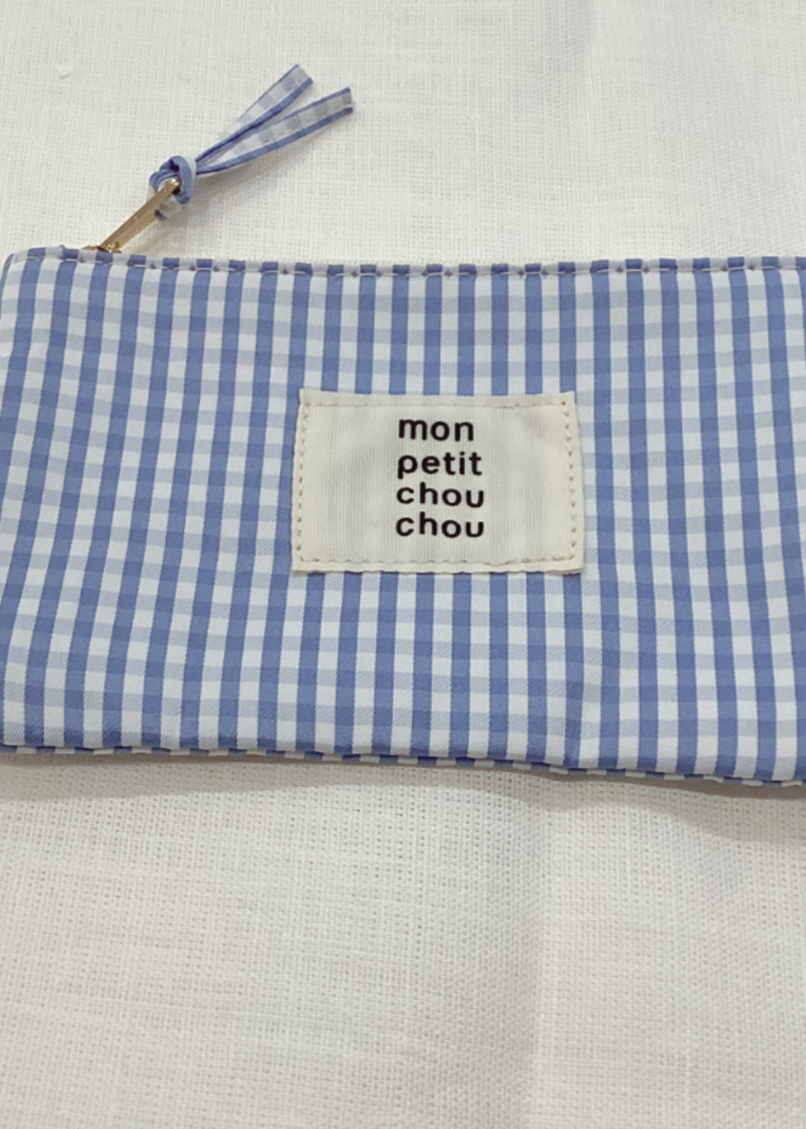 Pochon coton message 17x10.5 cm