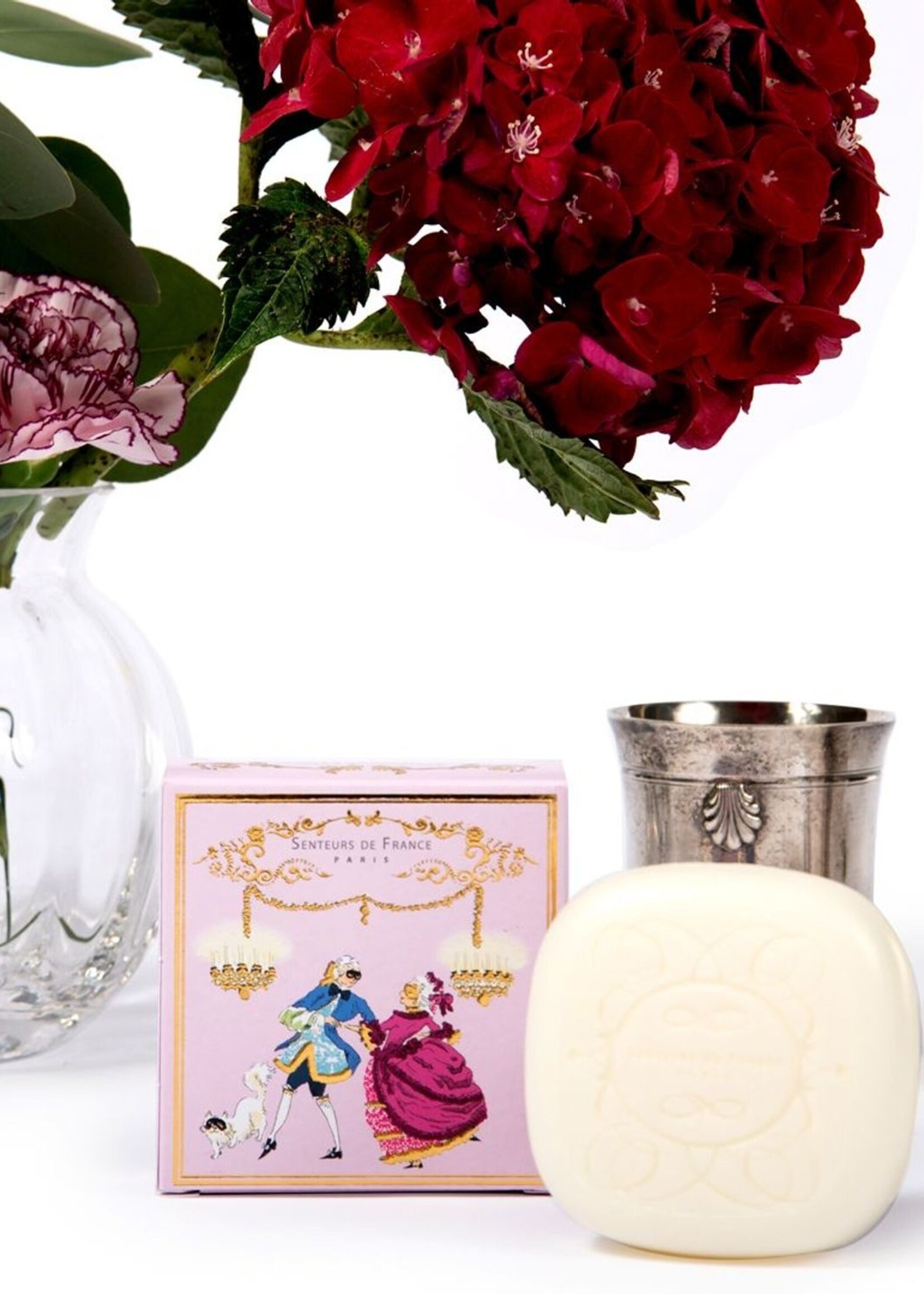 Savonnette Parfumée violette "Bal masqué à Versailles"