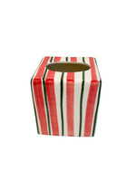 Boite à mouchoirs - red stripes