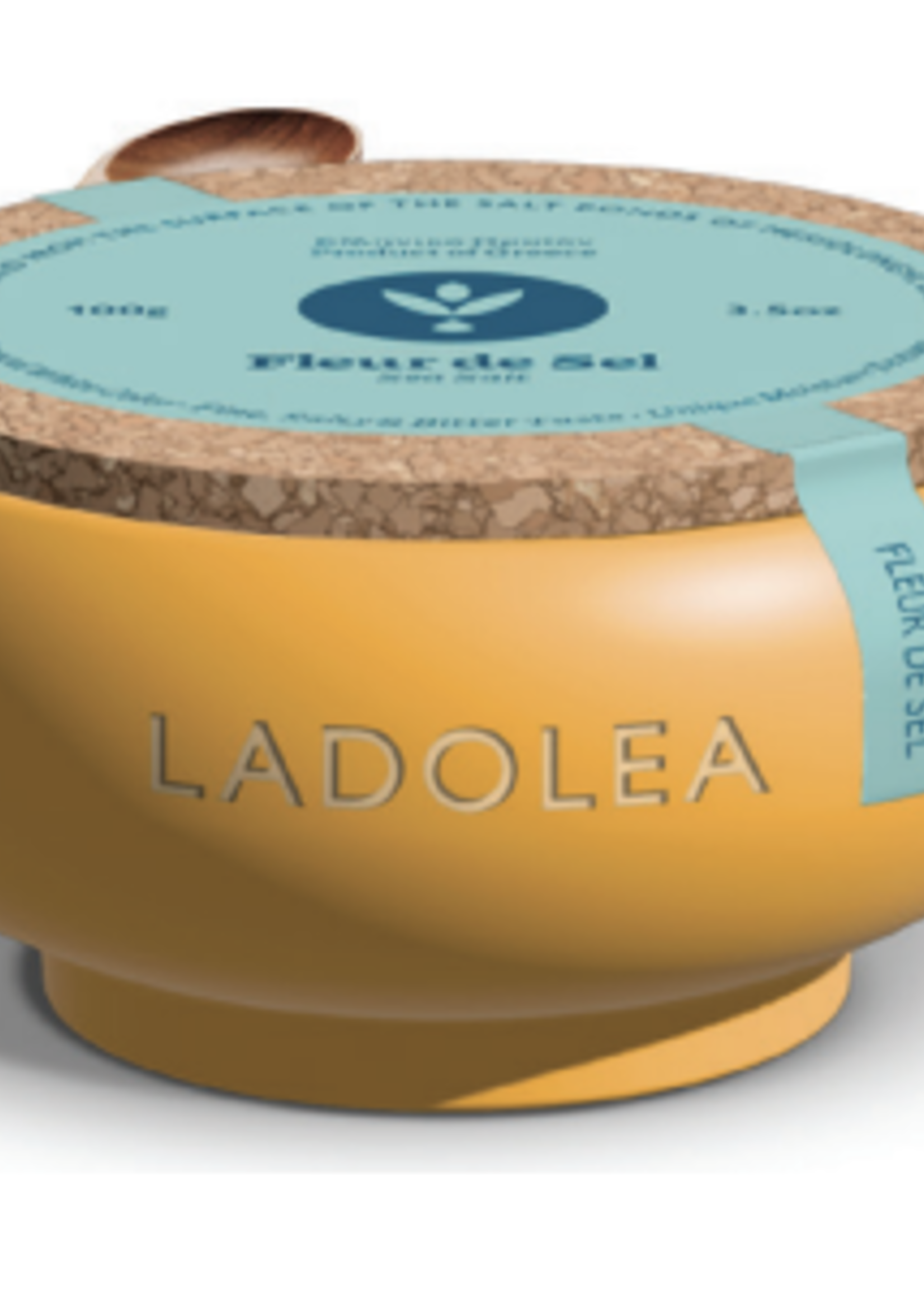 LADOLEA FLEUR DE SEL - SEL DE MER - 100g (pot jaune)