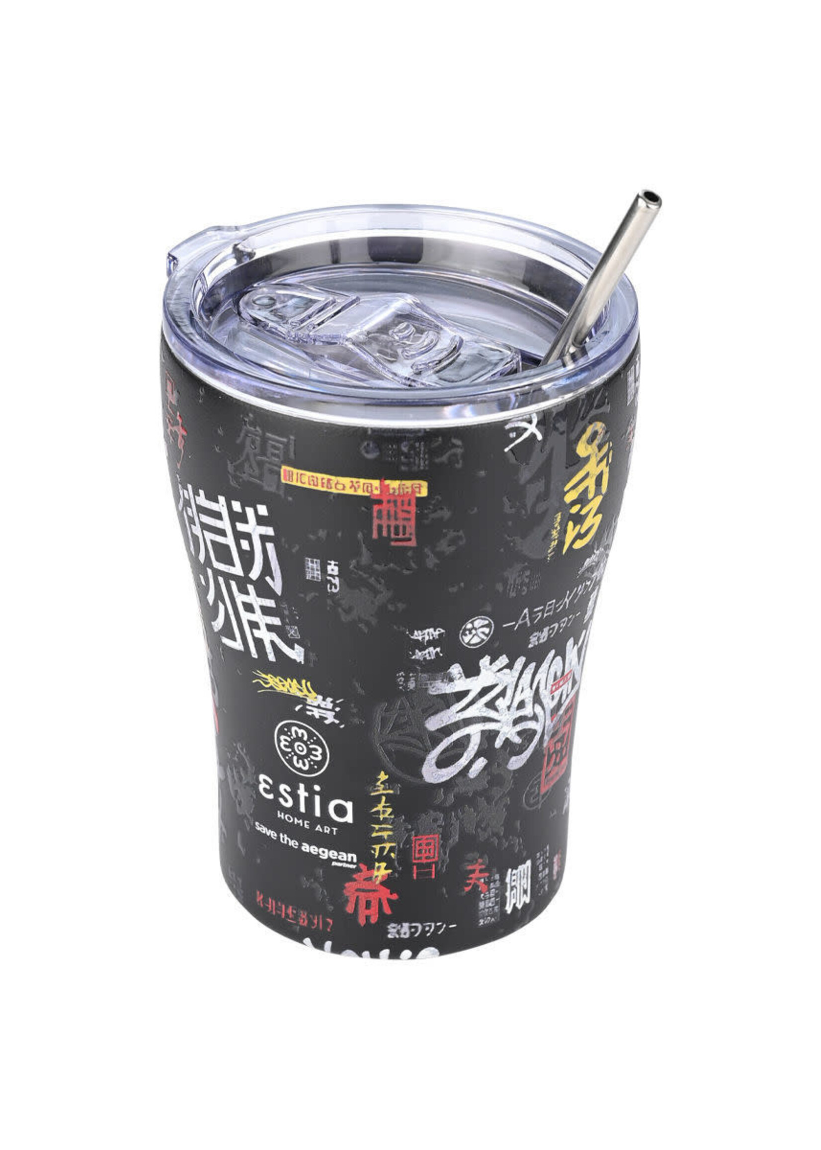 INSULATED COFFEE MUG SAVE THE AEGEAN 350ml TOKYO UNDERGROUND 22907
