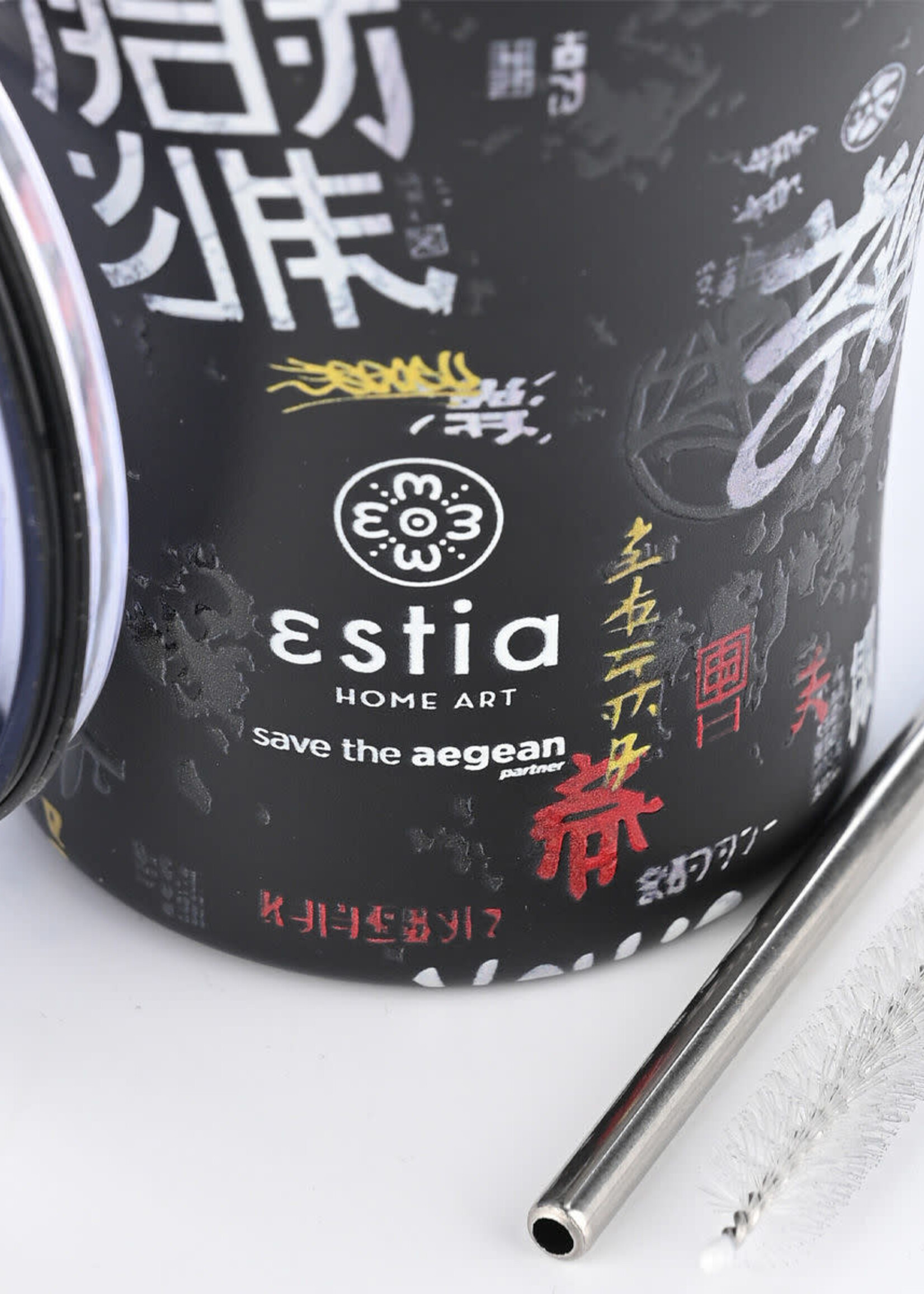 INSULATED COFFEE MUG SAVE THE AEGEAN 350ml TOKYO UNDERGROUND 22907