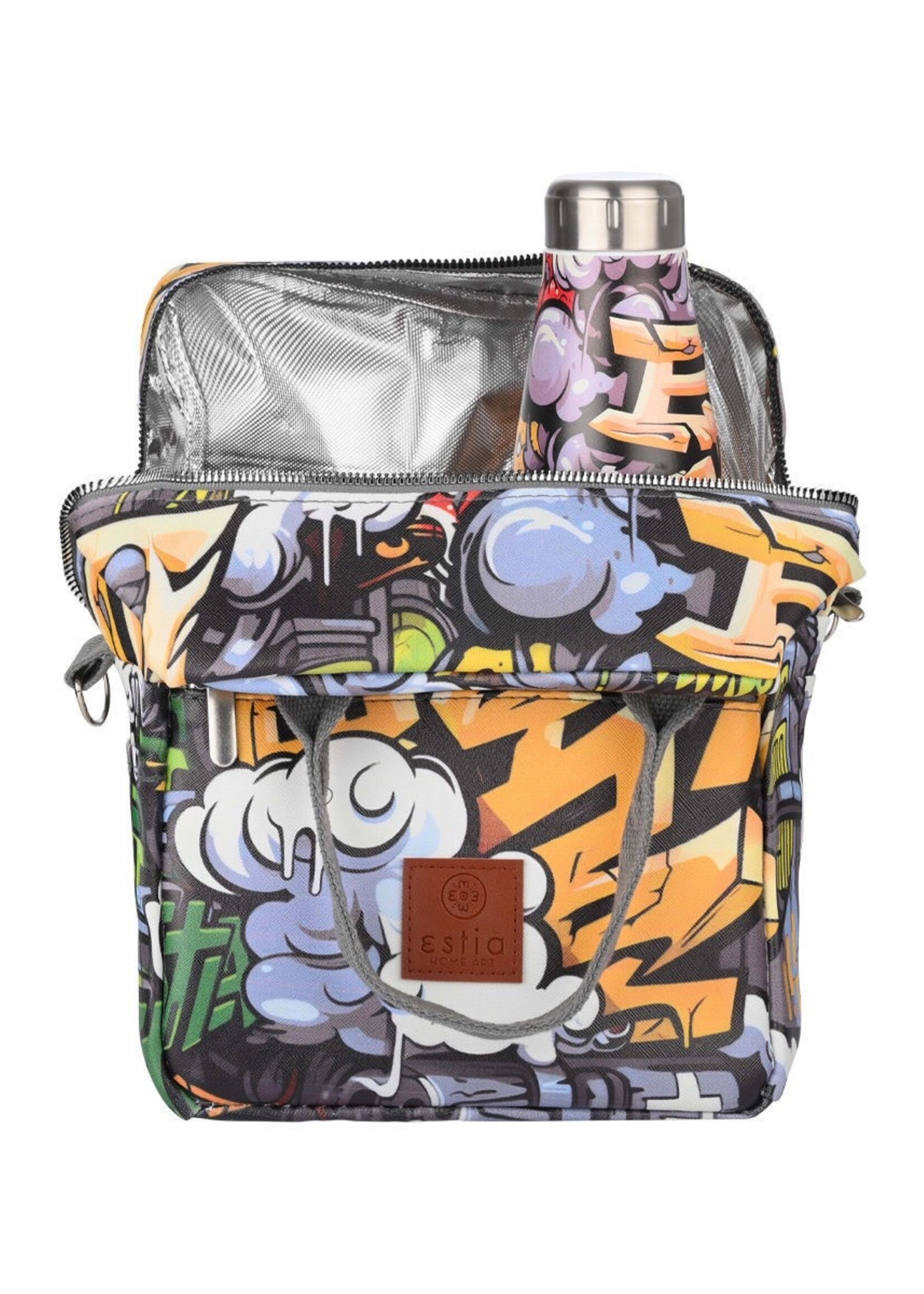 LUNCH BAG SAVE THE AEGEAN INSULATED 7lt GRAFFITI RHYTHM 22402