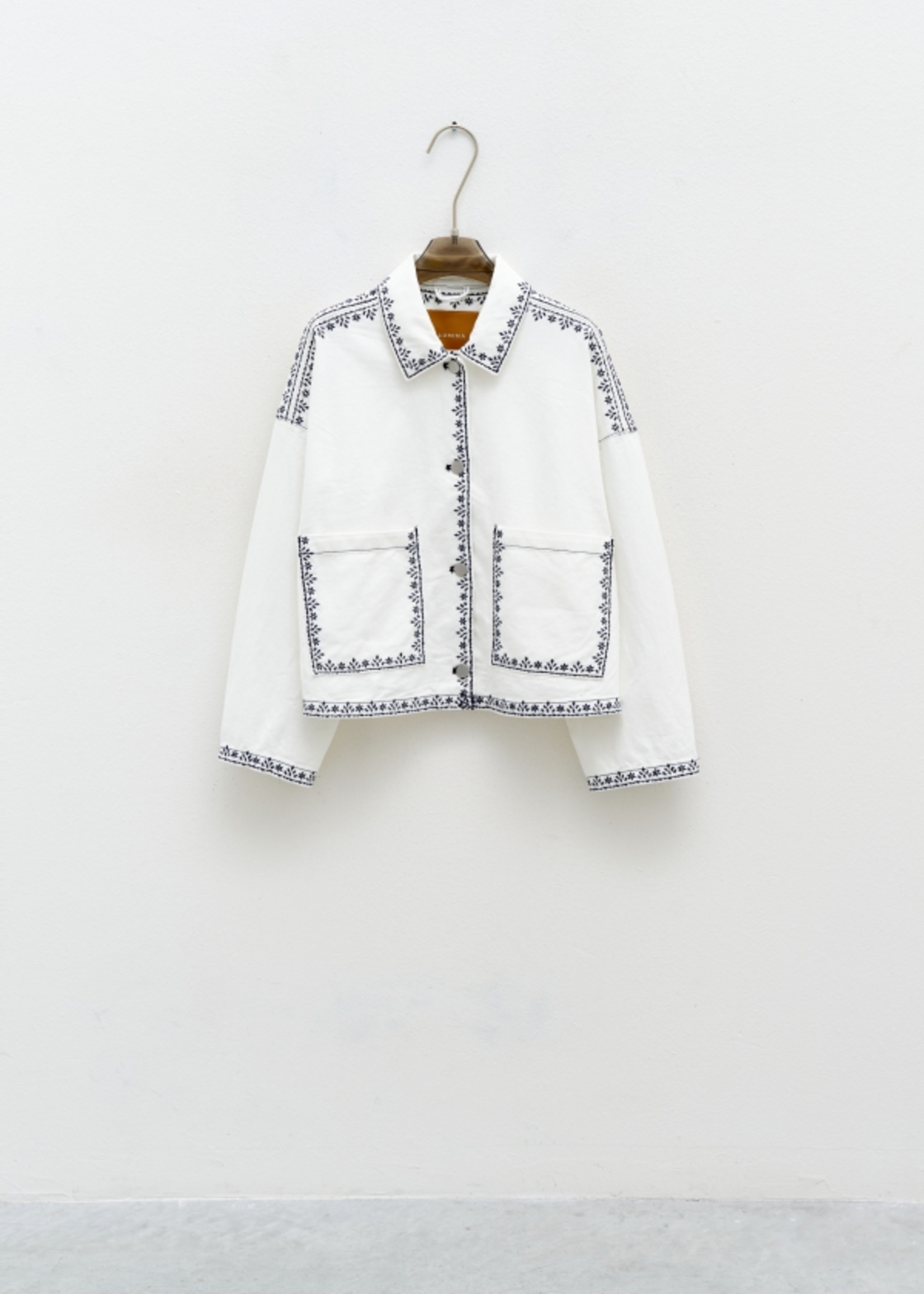 Veste Oedipe jean blanc