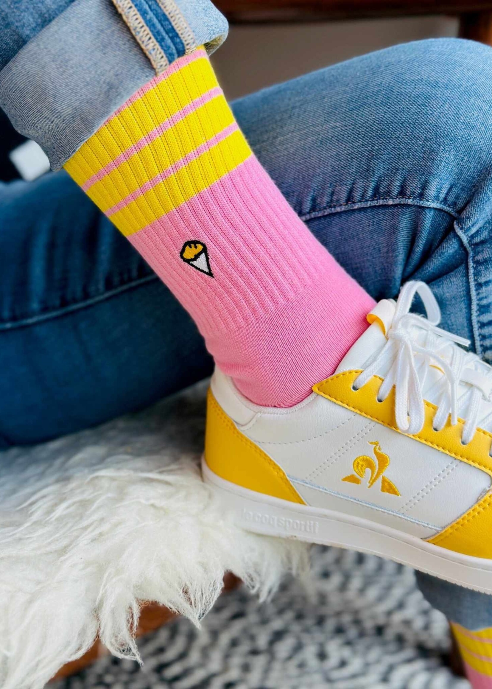 Bshirt- Chaussettes Sophie - Rose