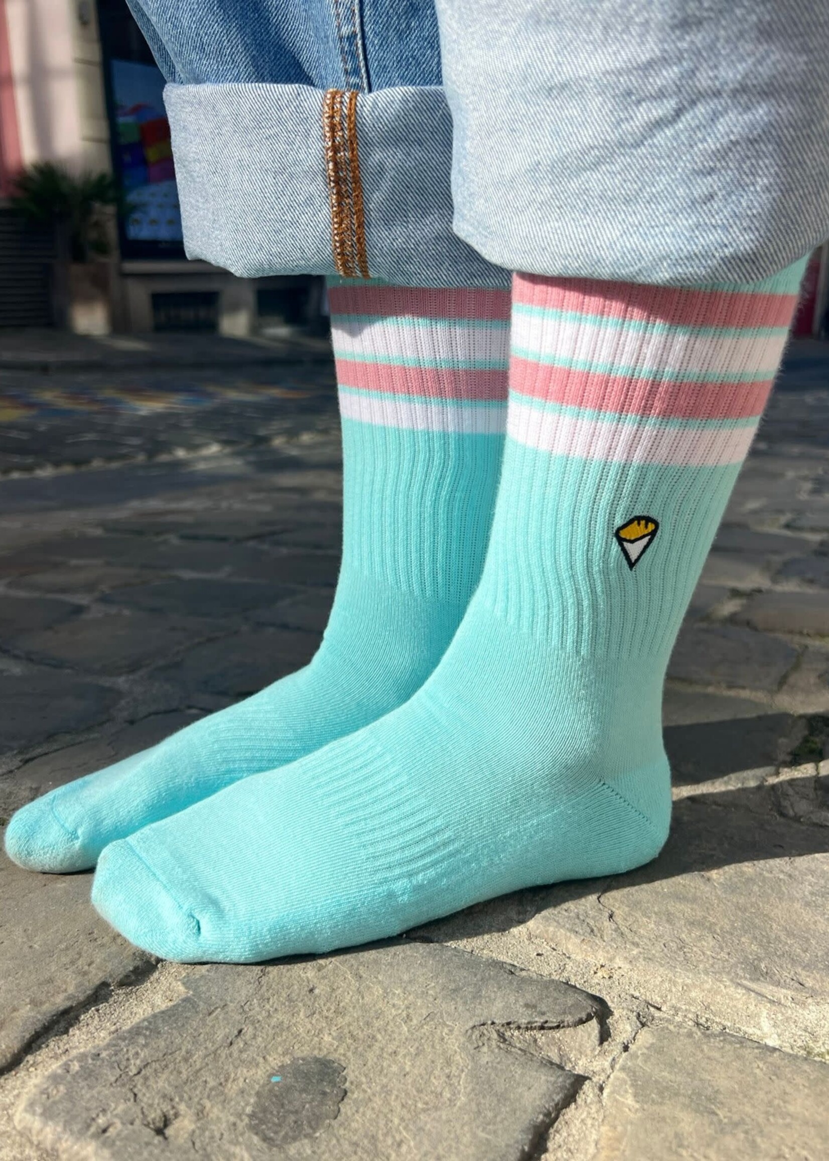 Bshirt - Chaussettes TU Célestine Bleu