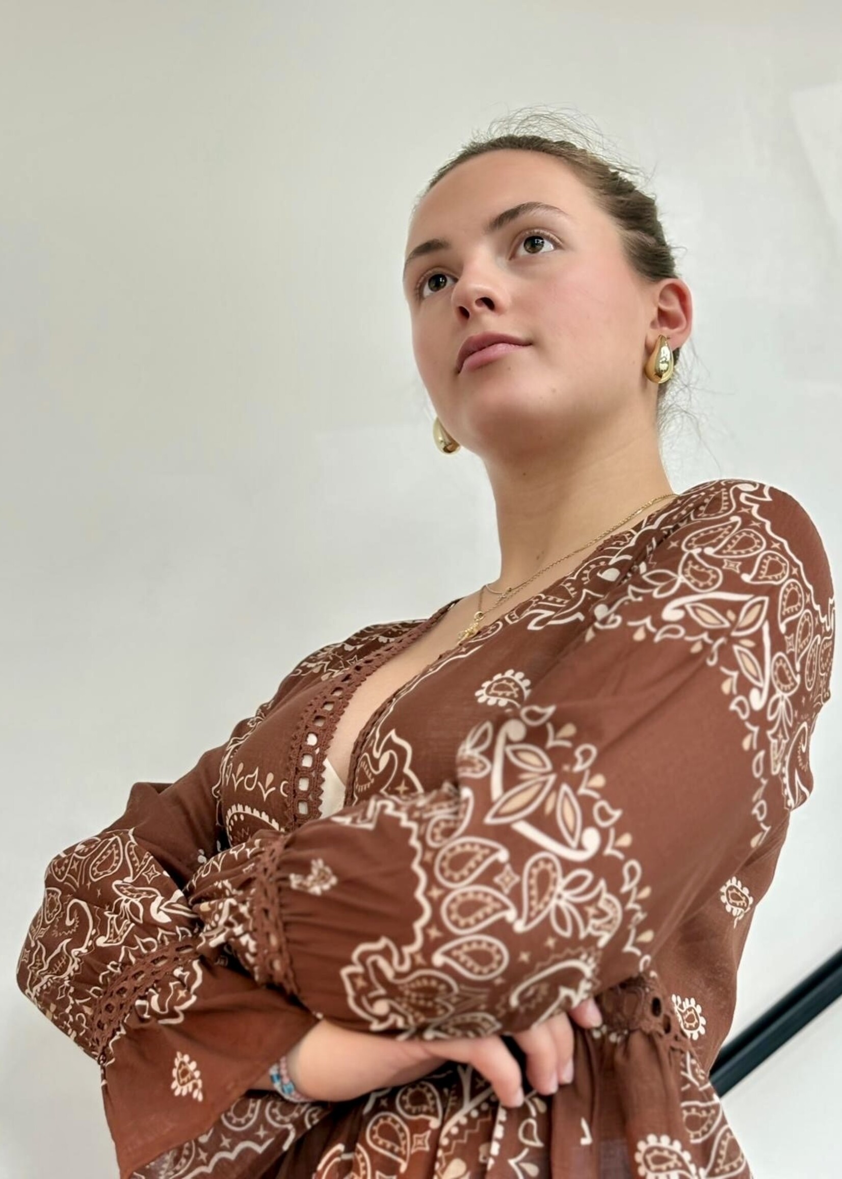 Kimono Kélya motifs bandana