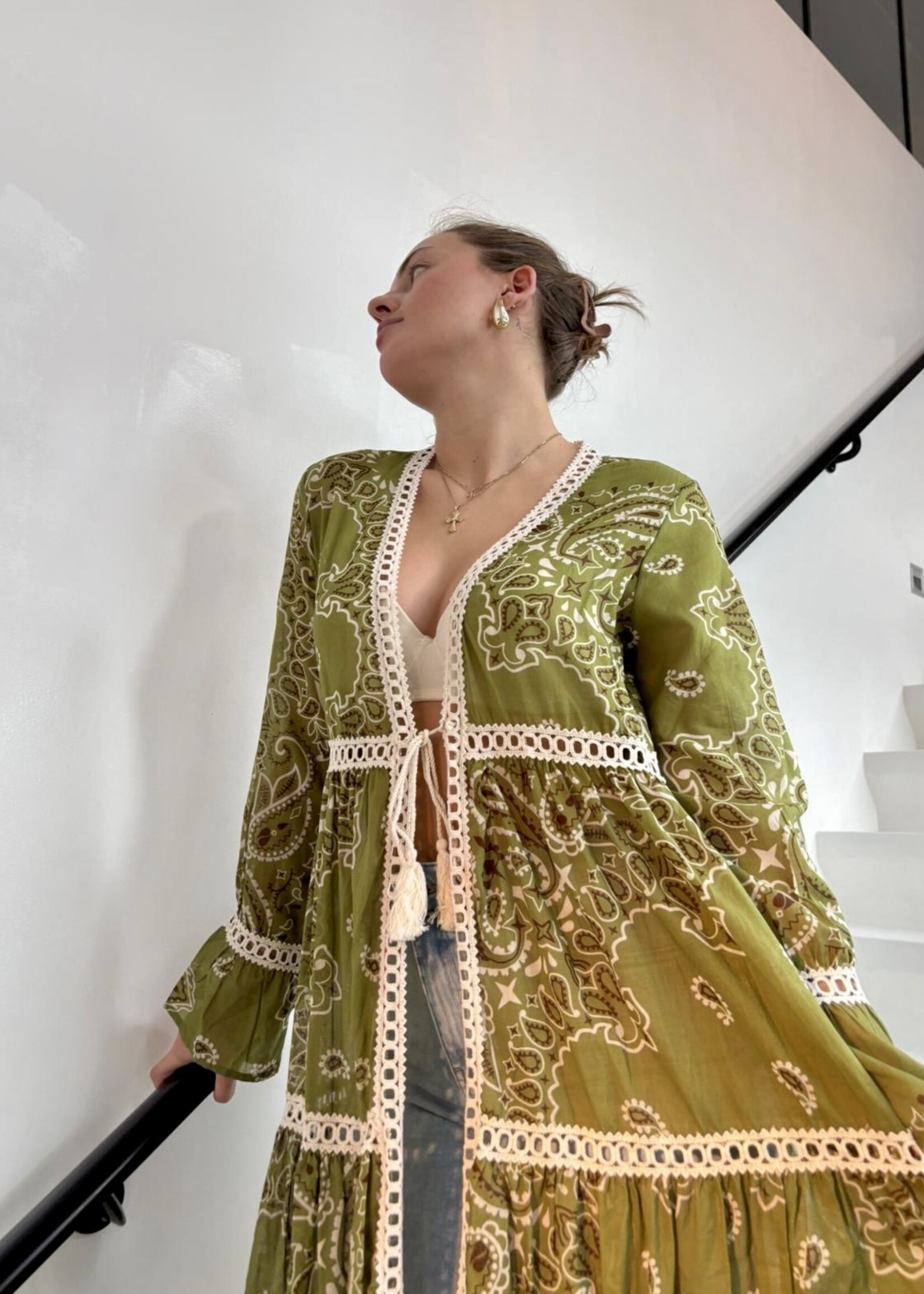 Kimono Kélya motifs bandana
