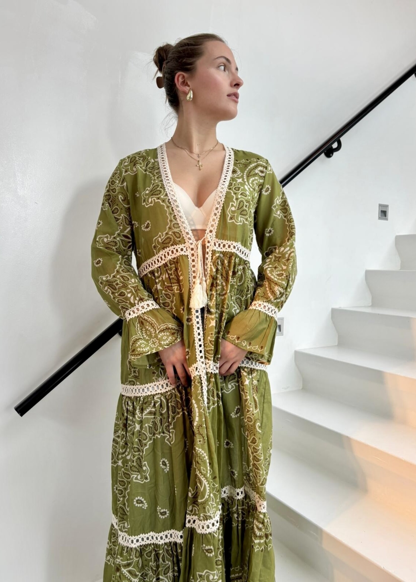Kimono Kélya motifs bandana