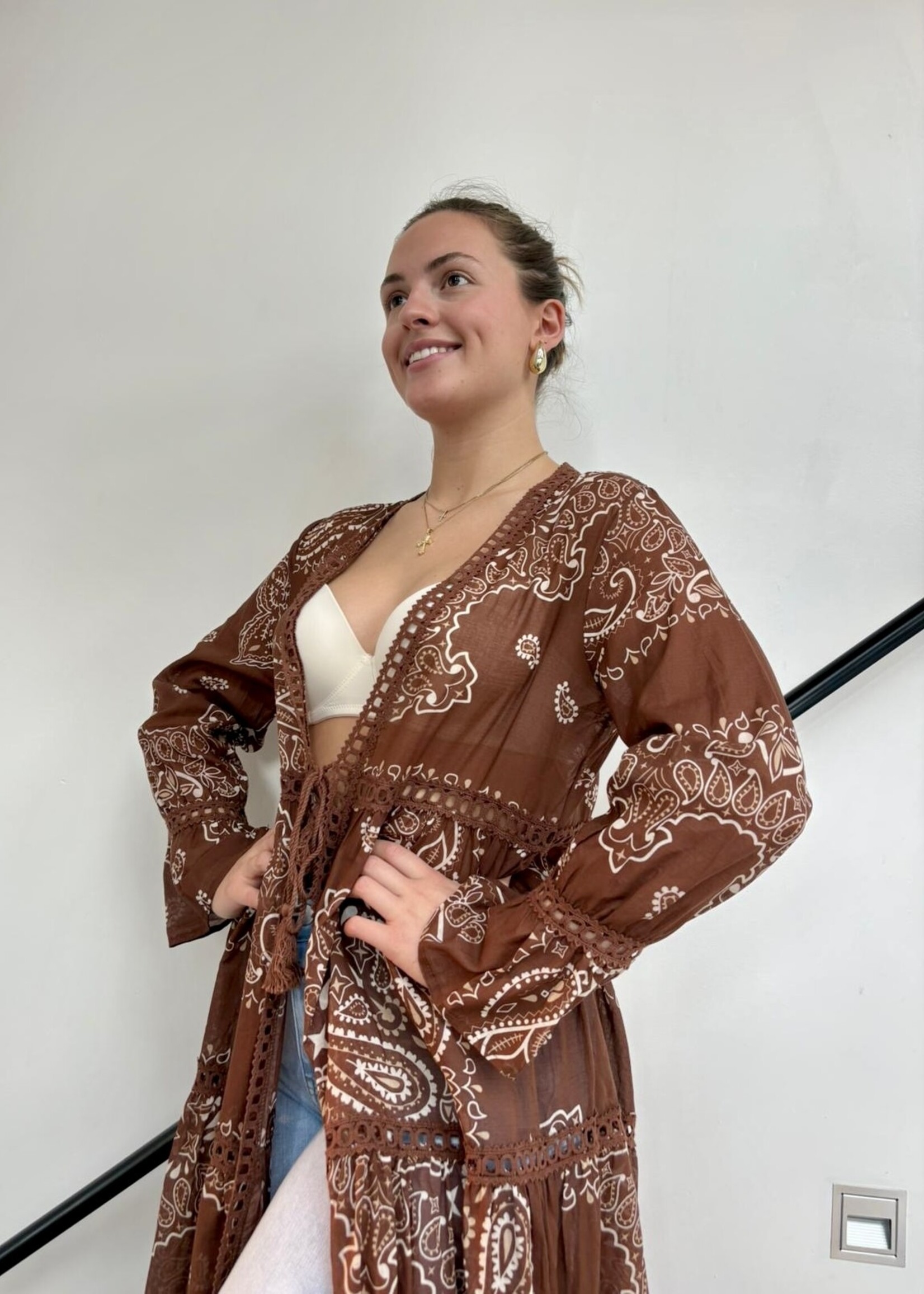 Kimono Kélya motifs bandana