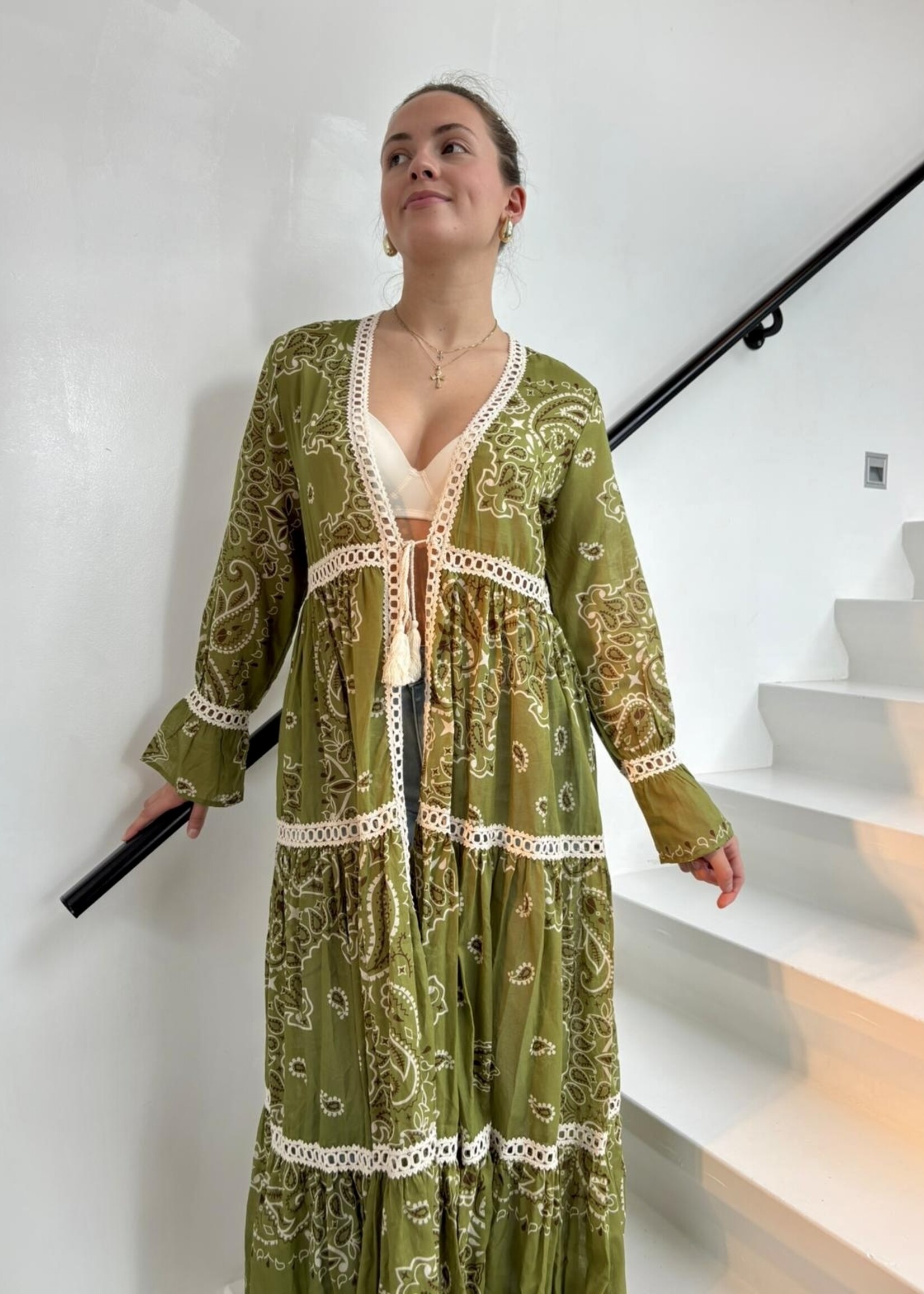 Kimono Kélya motifs bandana