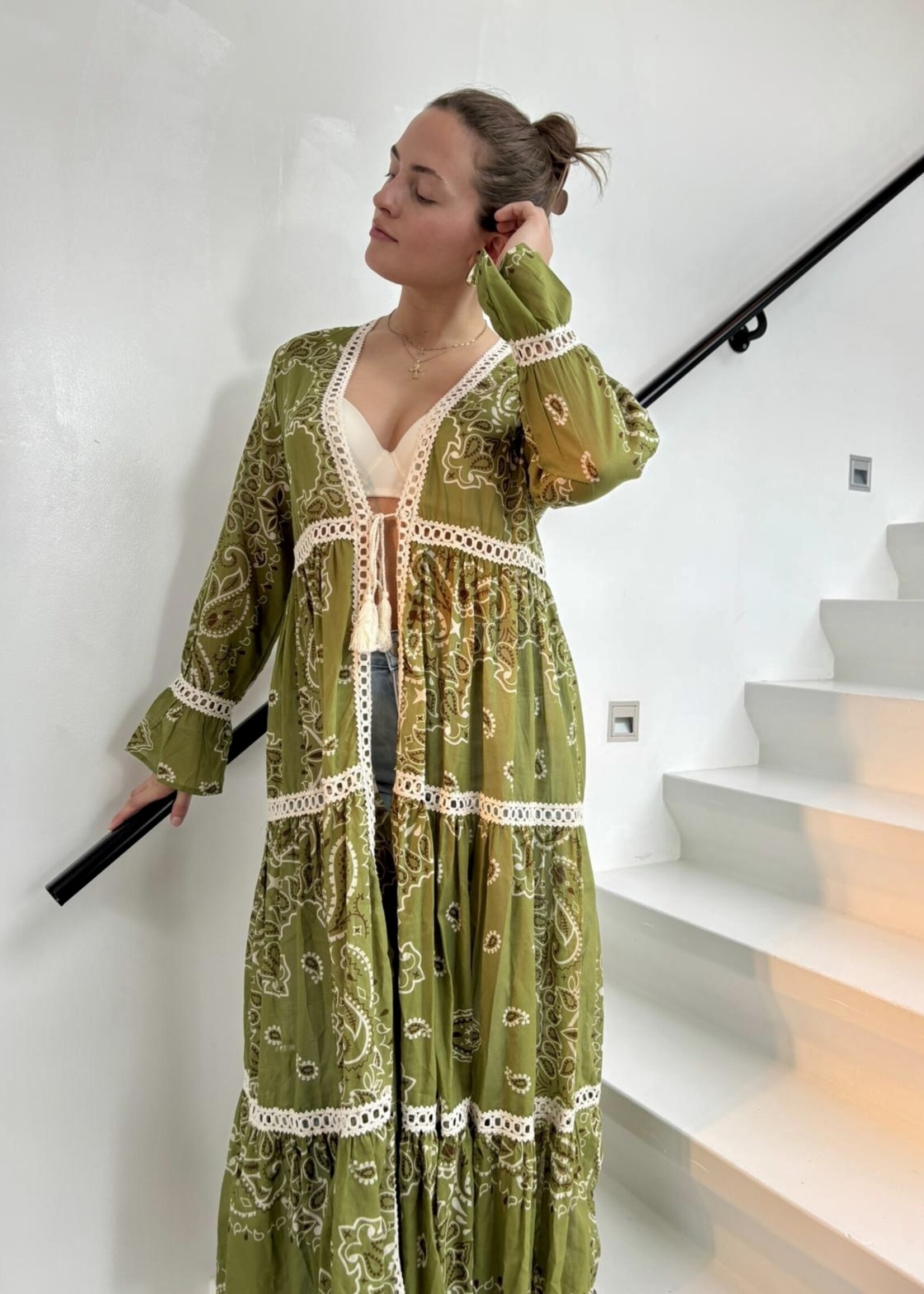 Kimono Kélya motifs bandana