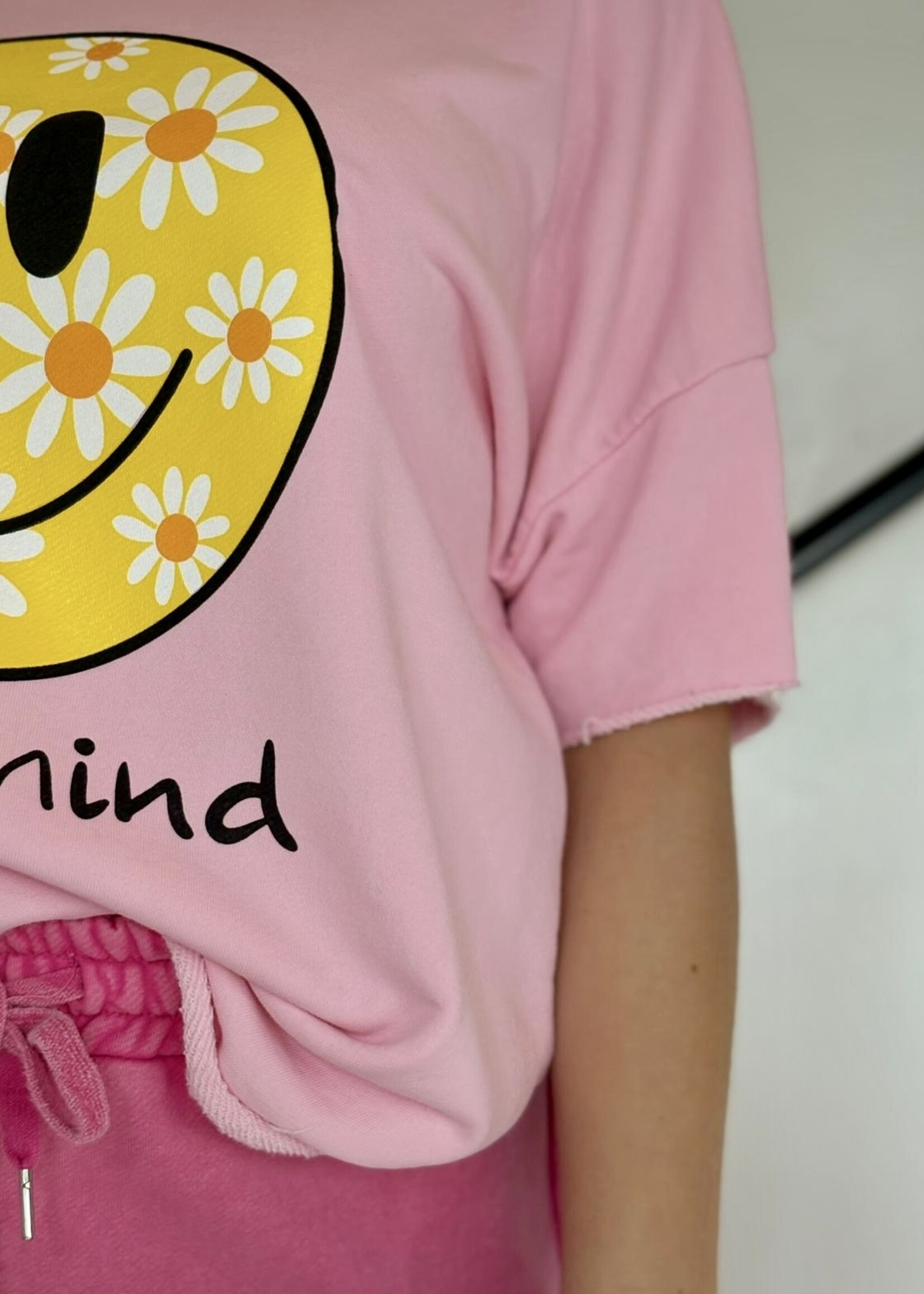 Sweatshirt SMILE  manches courtes TU