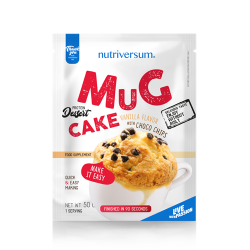 Nutriversum Mugcake Cinnamon Roll Choco Chip Nutriversum Mugcake Cinnamon Roll Choco Chip