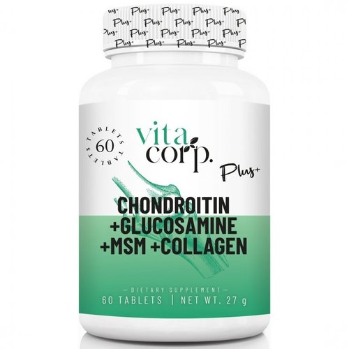 Vitacorp Plus Chondroïtine+Glucosamine+MSM+Collageen Vitacorp Plus Chondroïtine+Glucosamine+MSM+Collageen
