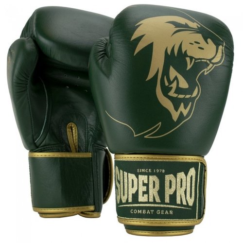 Super Pro Super Pro Warrior SE Bokshandschoenen Groen/Goud