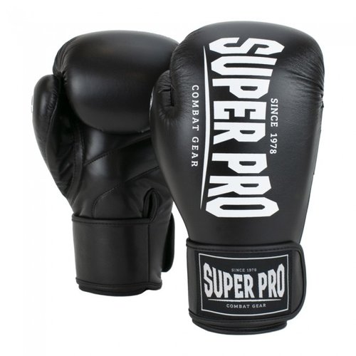 Super Pro Champ Bokshandschoenen Zwart/Wit Super Pro Champ Bokshandschoenen Zwart/Wit