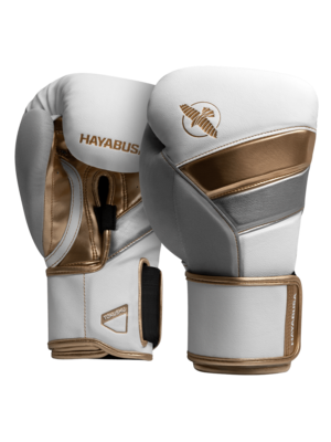 Hayabusa T3 Bokshandschoenen Wit/Goud