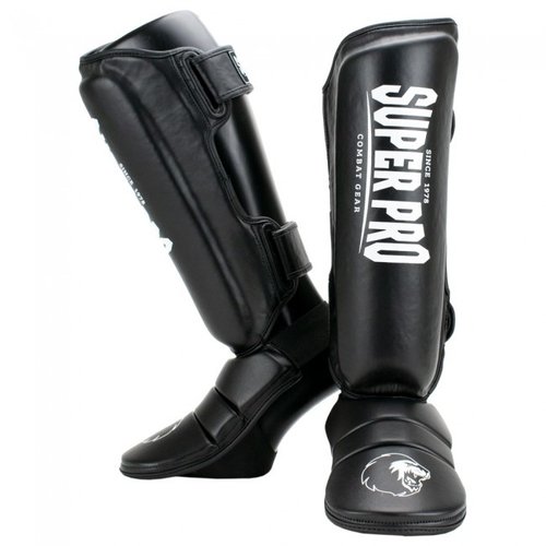 Super Pro Protector Scheenbeschermer Zwart/Wit Super Pro Protector Scheenbeschermer Zwart/Wit