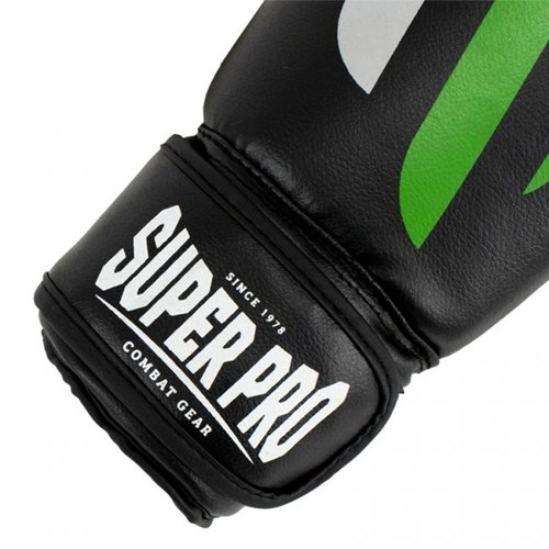 Super Pro Super Pro Talent Bokshandschoenen No Mercy Zwart/Groen