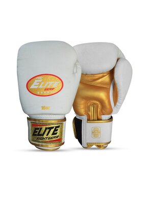 Elite Fightgear Thai Striker Bokshandschoenen Wit