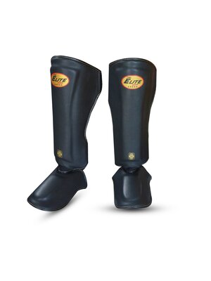 Elite Fightgear Coban Scheenbeschermers Zwart