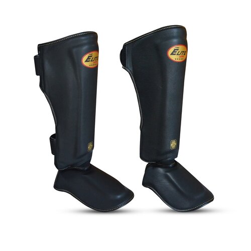 Elite Fightgear Elite Pro Coban Scheenbeschermers Zwart Elite Fightgear Elite Pro Coban Scheenbeschermers Zwart