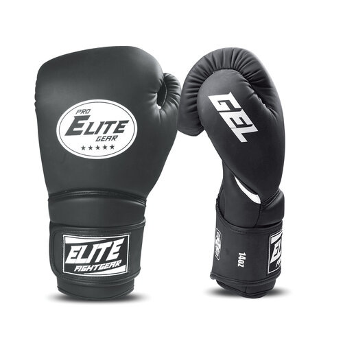 Elite Fightgear Elite Pro Gel Tech Bokshandschoenen Zwart