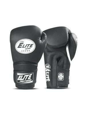 Elite Fightgear Gel Tech Bokshandschoenen Zwart