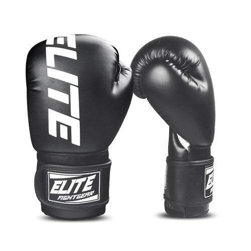 Elite Fightgear Elite Pro X-Beginners Bokshandschoenen Zwart