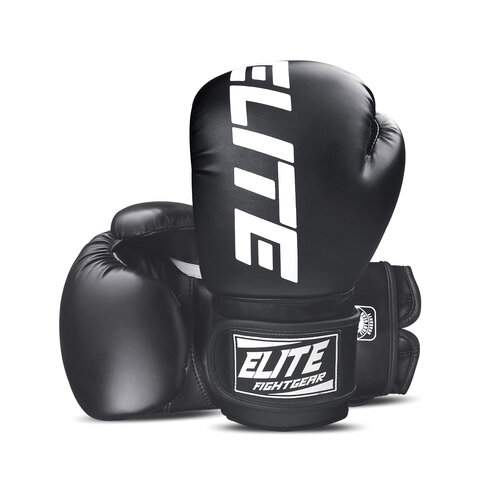 Elite Fightgear Elite Pro X-Beginners Bokshandschoenen Zwart