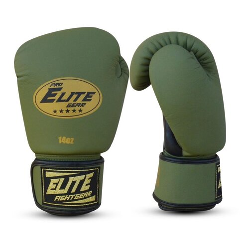 Elite Fightgear Elite Pro Thai Striker Bokshandschoenen Military