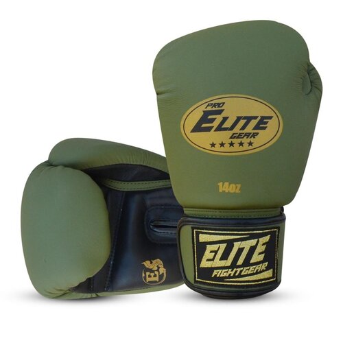 Elite Fightgear Elite Pro Thai Striker Bokshandschoenen Military