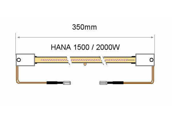 Burda IR-lamp HANA LGHS2000 2000W