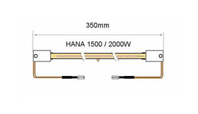 Burda IR-lamp HANA LGHS1500V 1500W