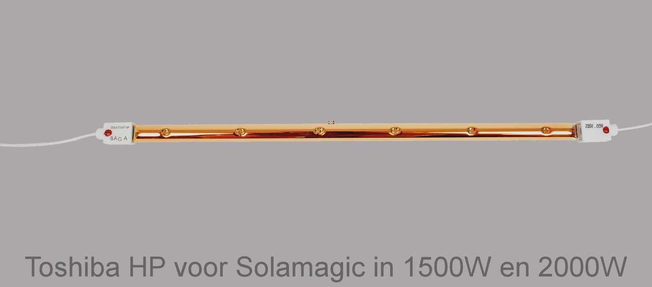 Solamagic IR-lamp Solastar Toshiba HP 2000W voor Solamagic