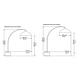 Heatsail Heatsail Dome 3100W HT staand Heatsail Heatsail Dome 3100W HT staand