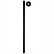 Bromic Heating Eclipse 1200mm straight ceiling pole Bromic Heating Eclipse 1200mm straight ceiling pole