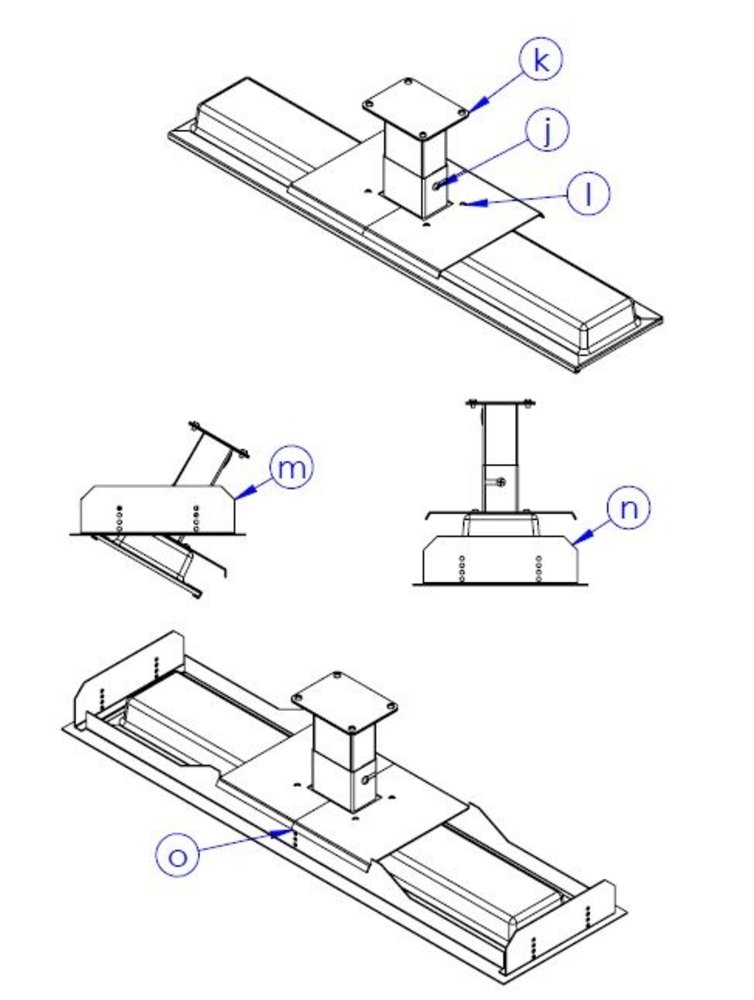 Bromic Bevestigingsset Bromic Platinum frame Bromic Bevestigingsset Bromic Platinum frame