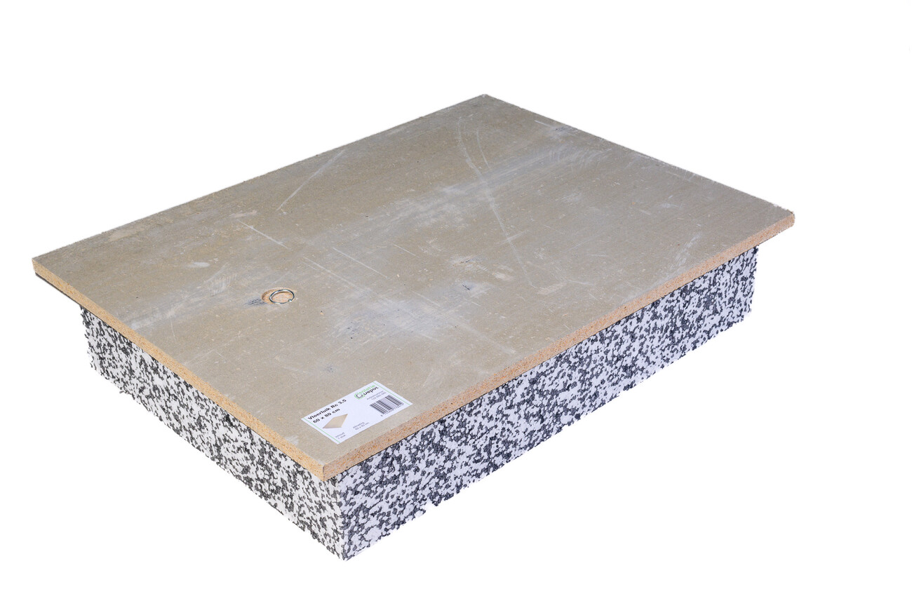 Vloerluik 60 x 80 cm, dikte 22 mm met 140 mm EPS Rc 3.5 Isolatie Depot Vloerluik 60 x 80 cm, dikte 22 mm met 140 mm EPS Rc 3.5