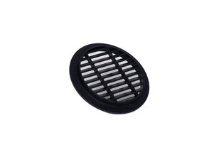 Tilmar Muurrooster rond 11 cm doorsnee, zwart Muurrooster rond 11 cm doorsnee, zwart