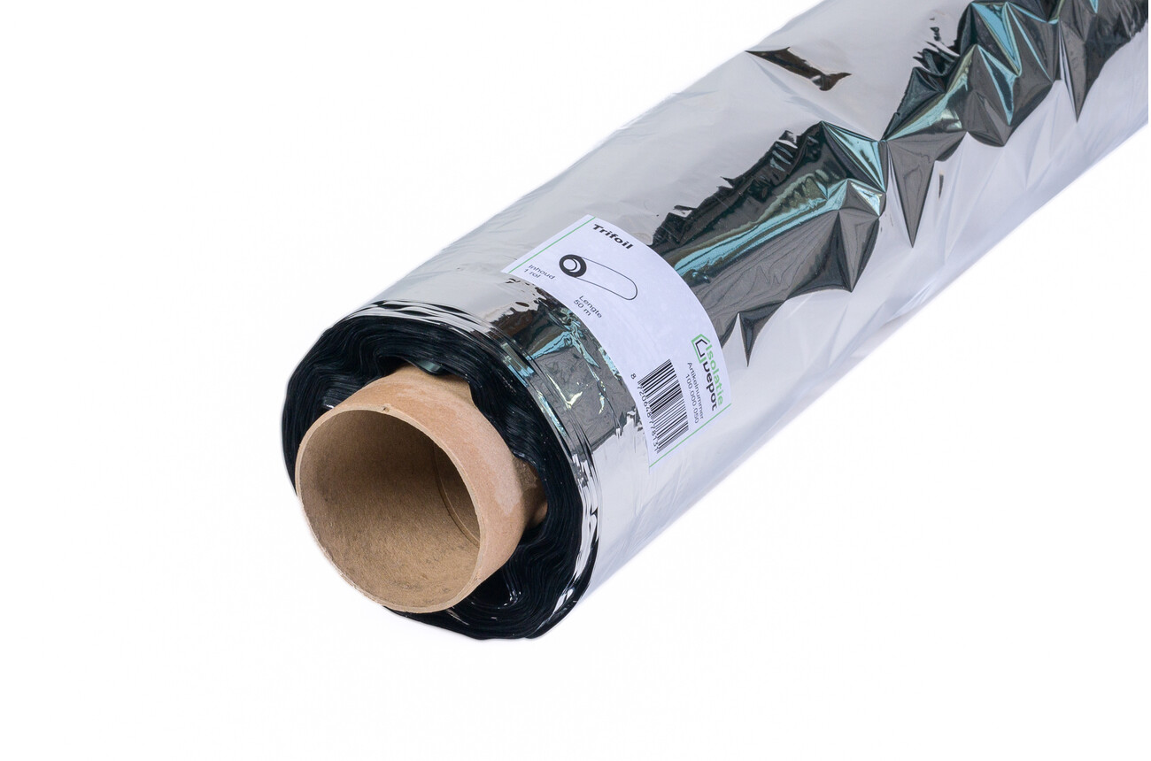 Trifoil vloerisolatie Rc 4,93* - 60 cm breed - op rol Trifoil Trifoil vloerisolatie Rc 4,93* - 60 cm breed - op rol