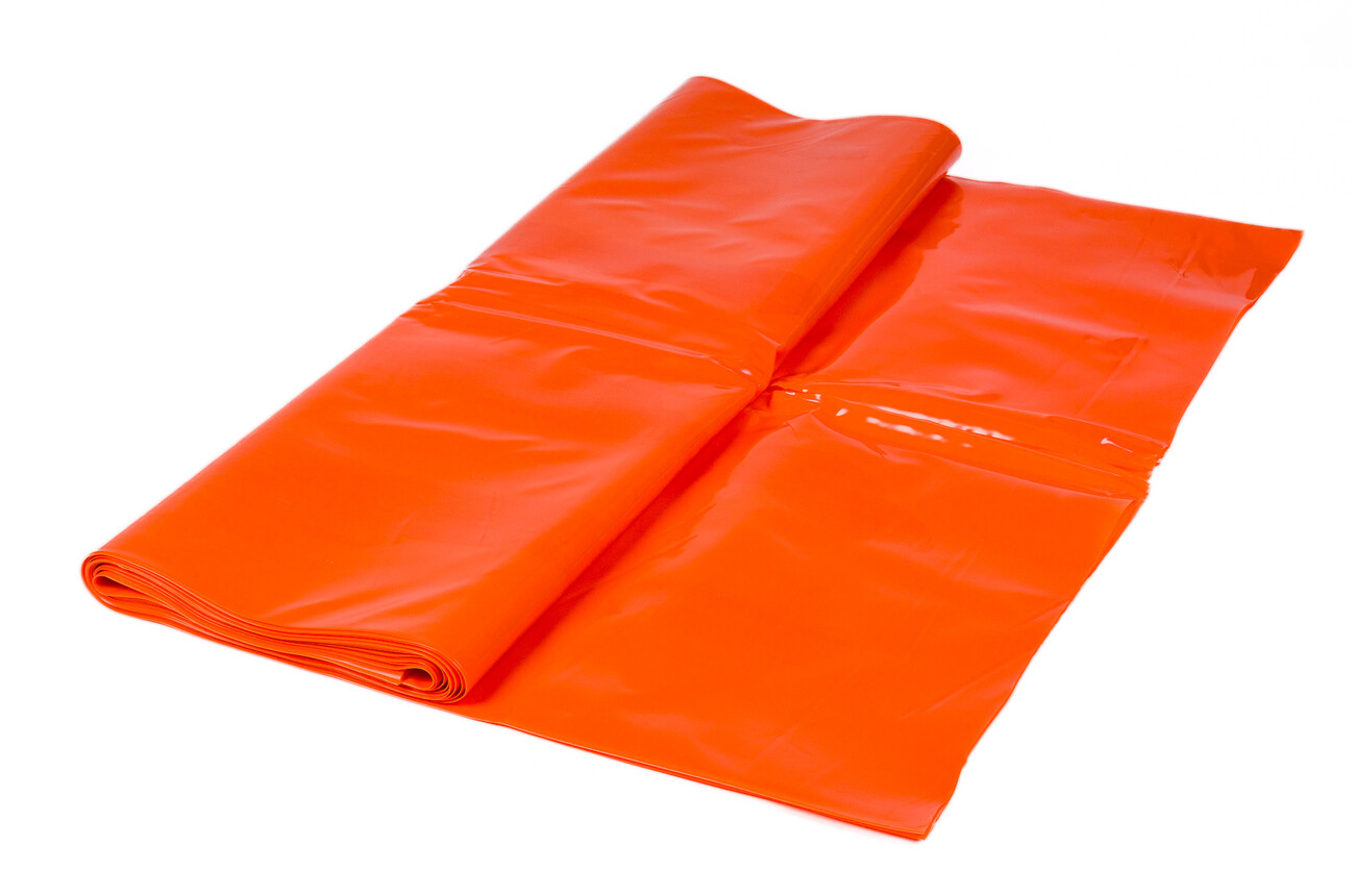 Heavy Bodemfolie oranje 4 meter breed - maatwerk Isolatie Depot Heavy Bodemfolie oranje 4 meter breed - maatwerk