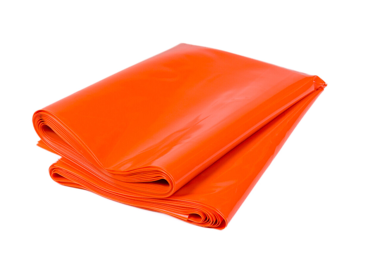 Heavy Bodemfolie oranje 3.5 meter breed - maatwerk Isolatie Depot Heavy Bodemfolie oranje 3.5 meter breed - maatwerk