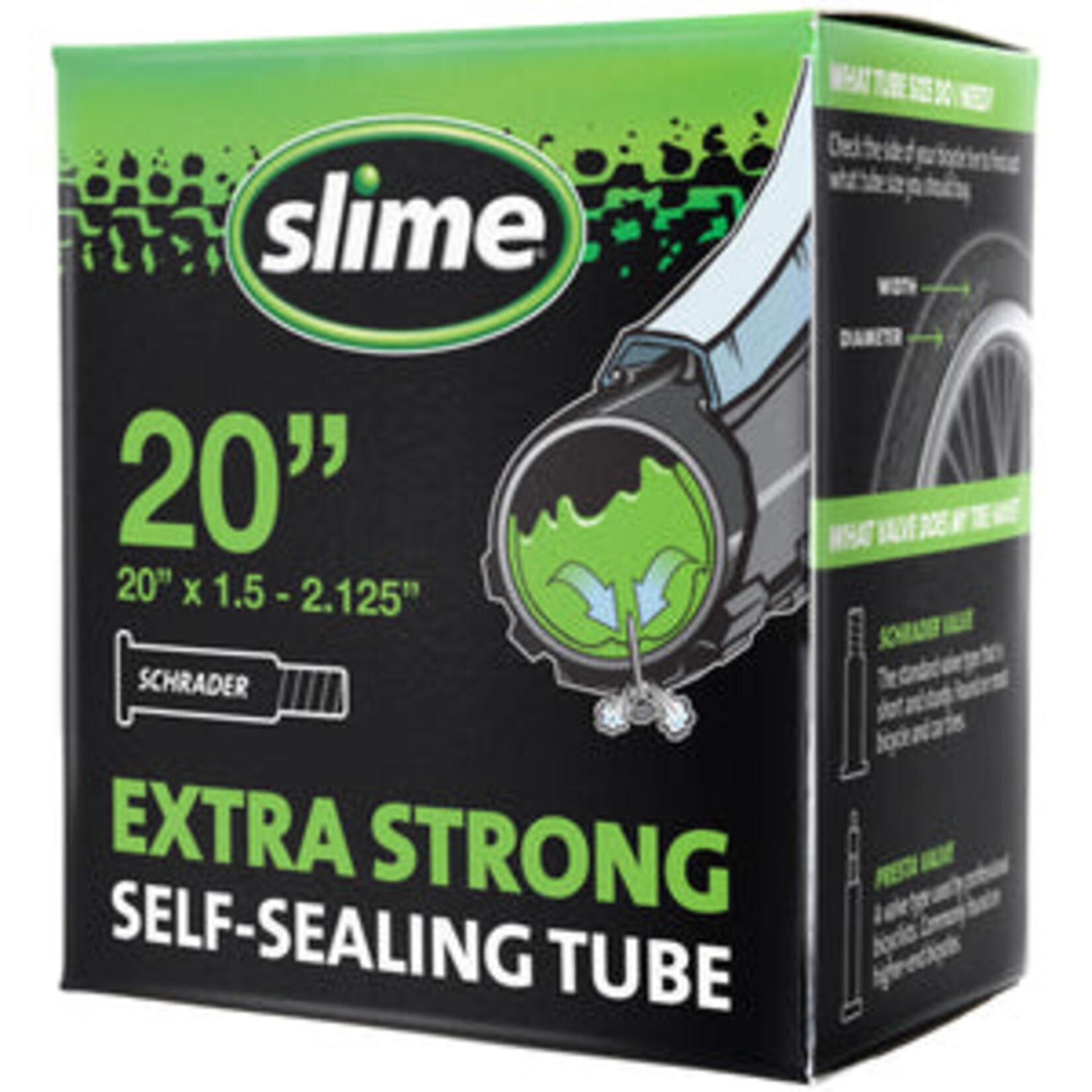 Slime Slime Smart Tube - 20" x 1.50-2.125 - Schrader Valve