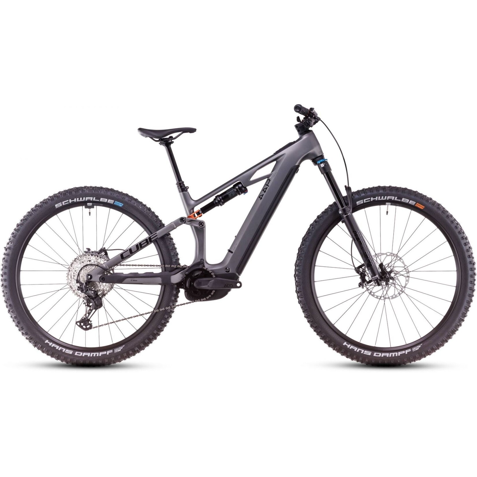 CUBE CUBE STEREO HYBRID ONE44  HPC SLX 800 SLABGREY/ORANGE 2025 M