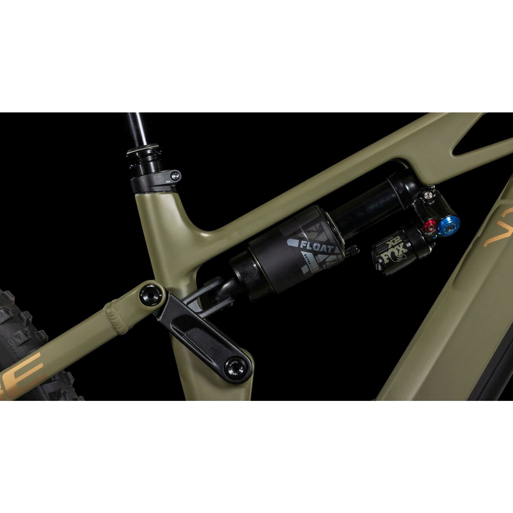 CUBE CUBE STEREO HYBRID ONE77 HPC TM 800 DUSTYOLIVE/GOLD LARGE