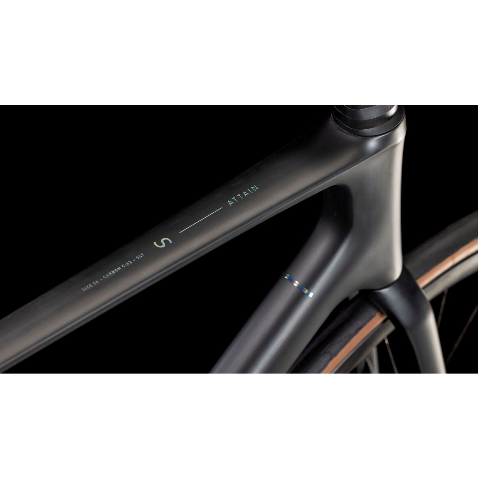 CUBE CUBE ATTAIN C:62 SLT CARBON/RAINBOW 53CM
